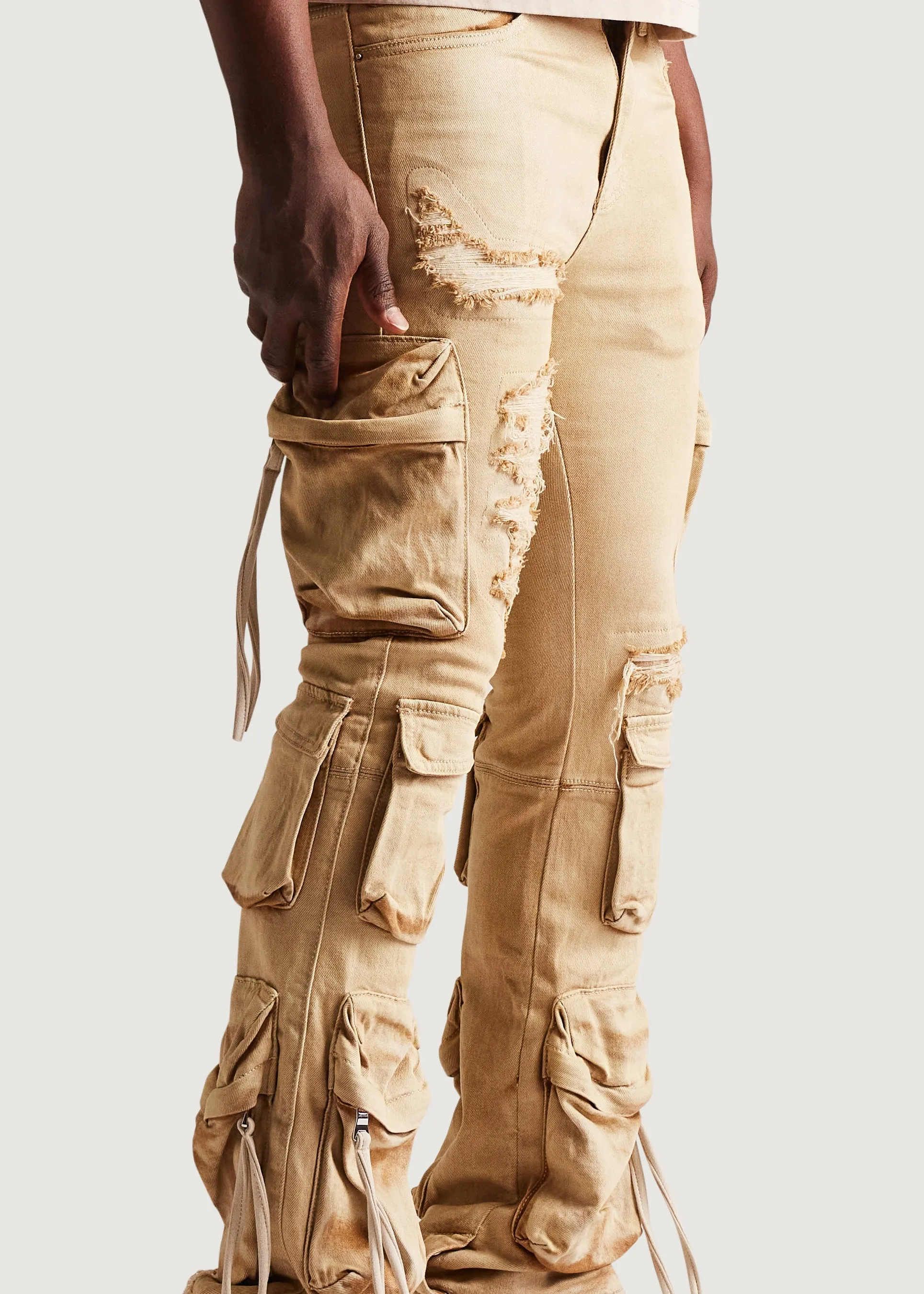 Hawk Flare Cargo Denim