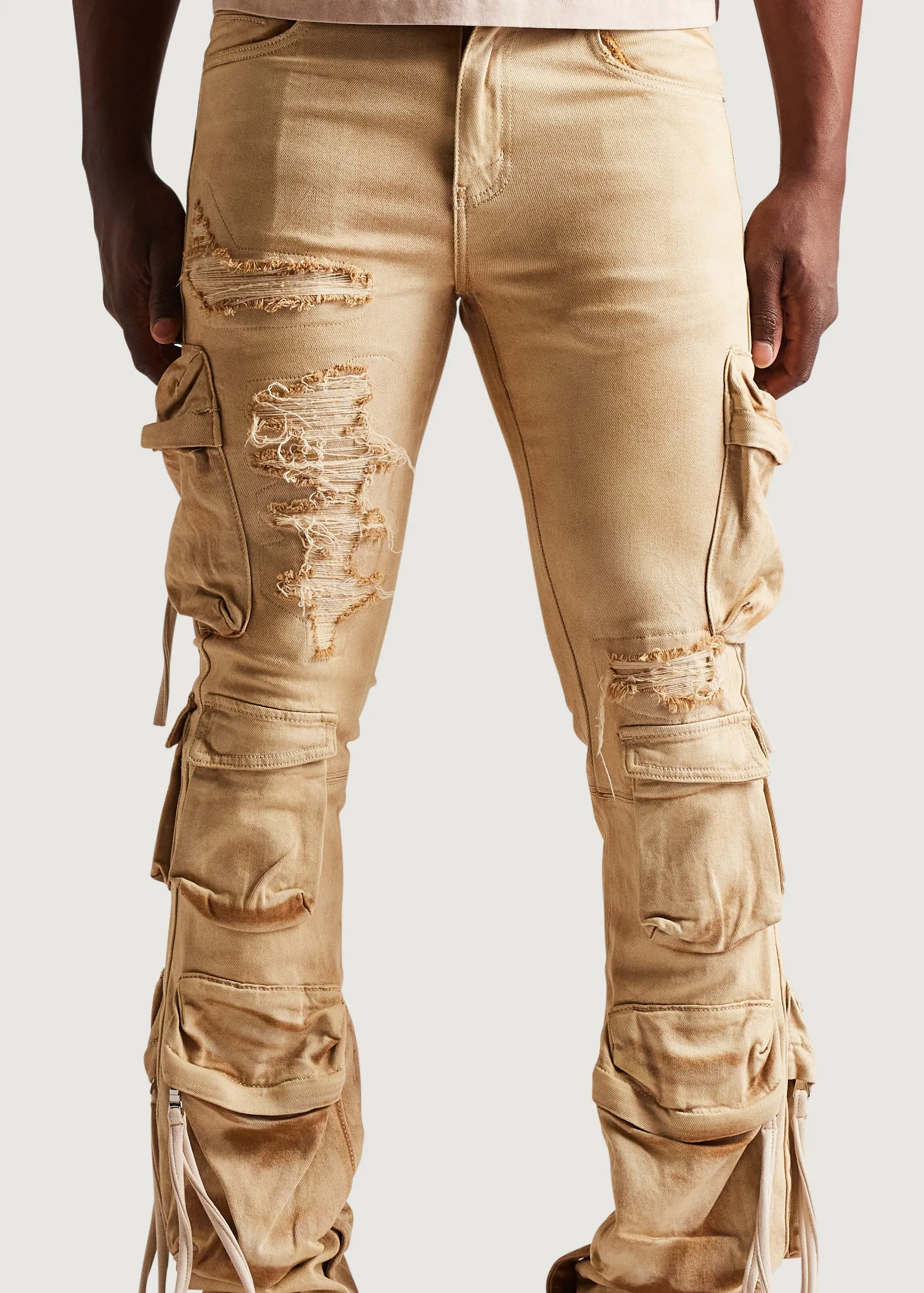 Hawk Flare Cargo Denim