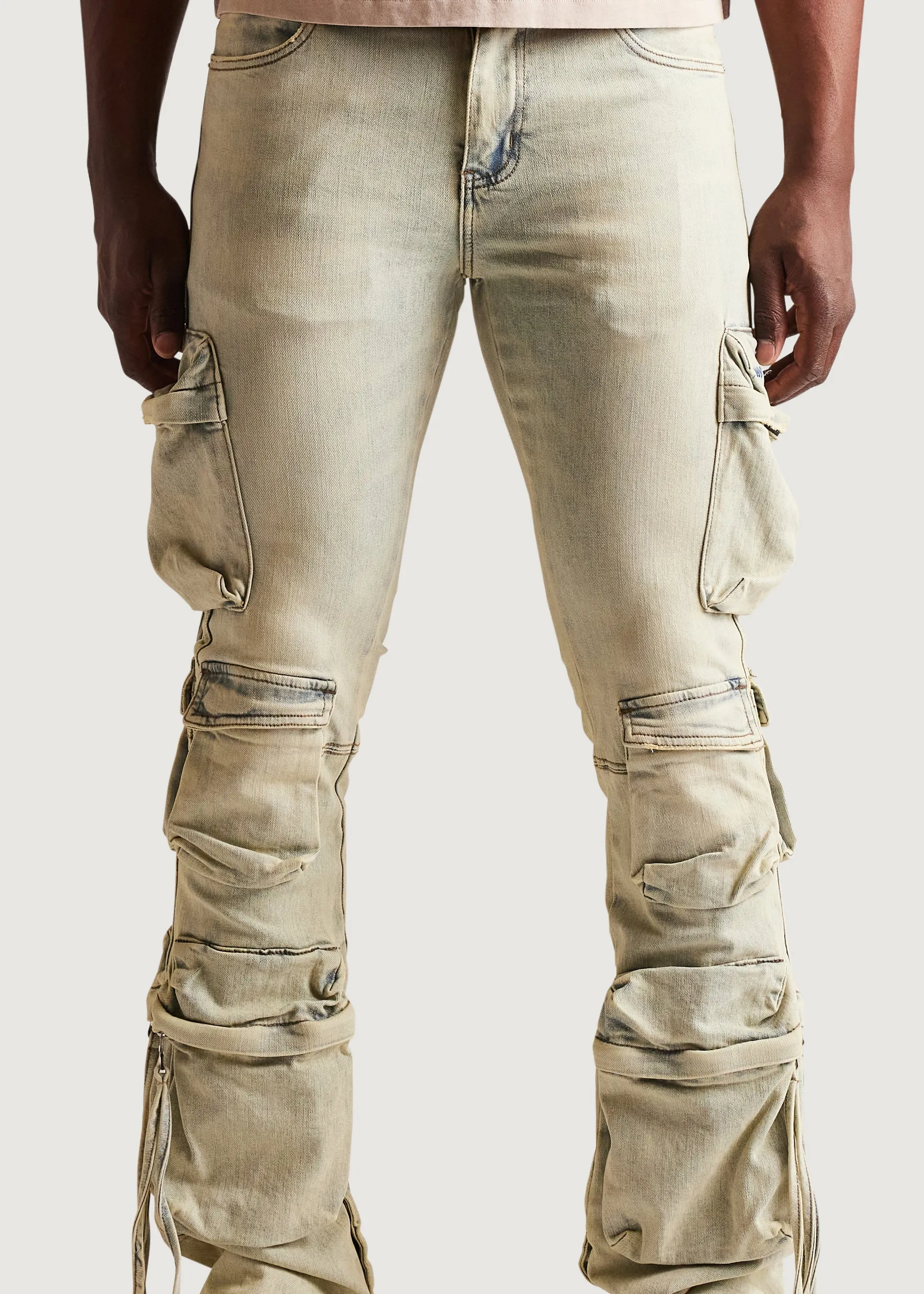 Hawk Flare Cargo Denim