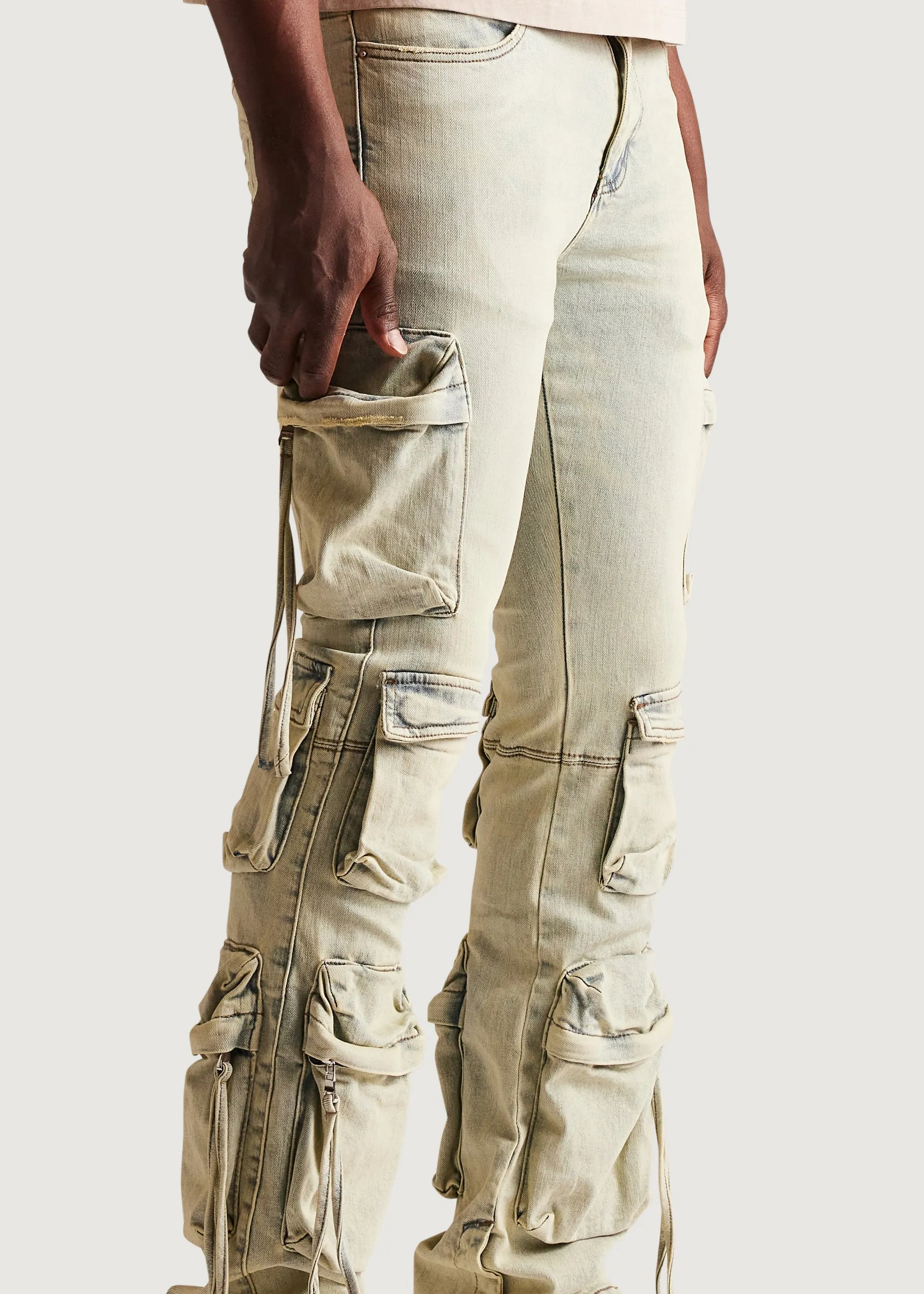 Hawk Flare Cargo Denim