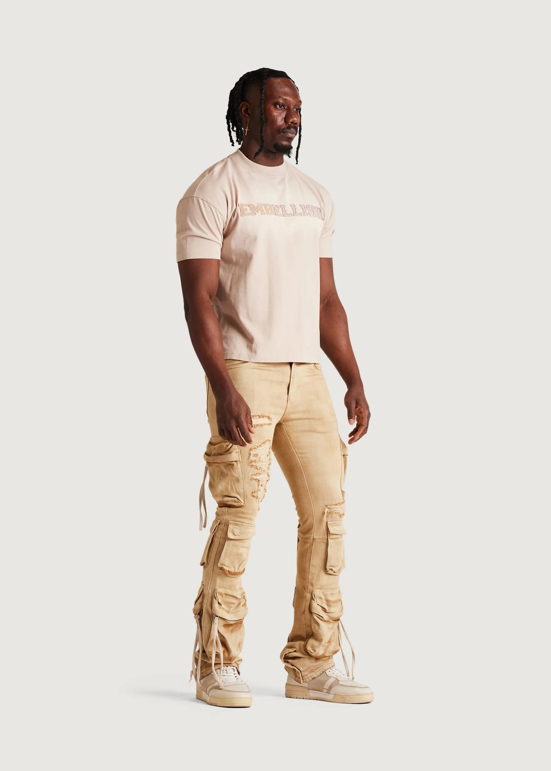 Hawk Flare Cargo Denim