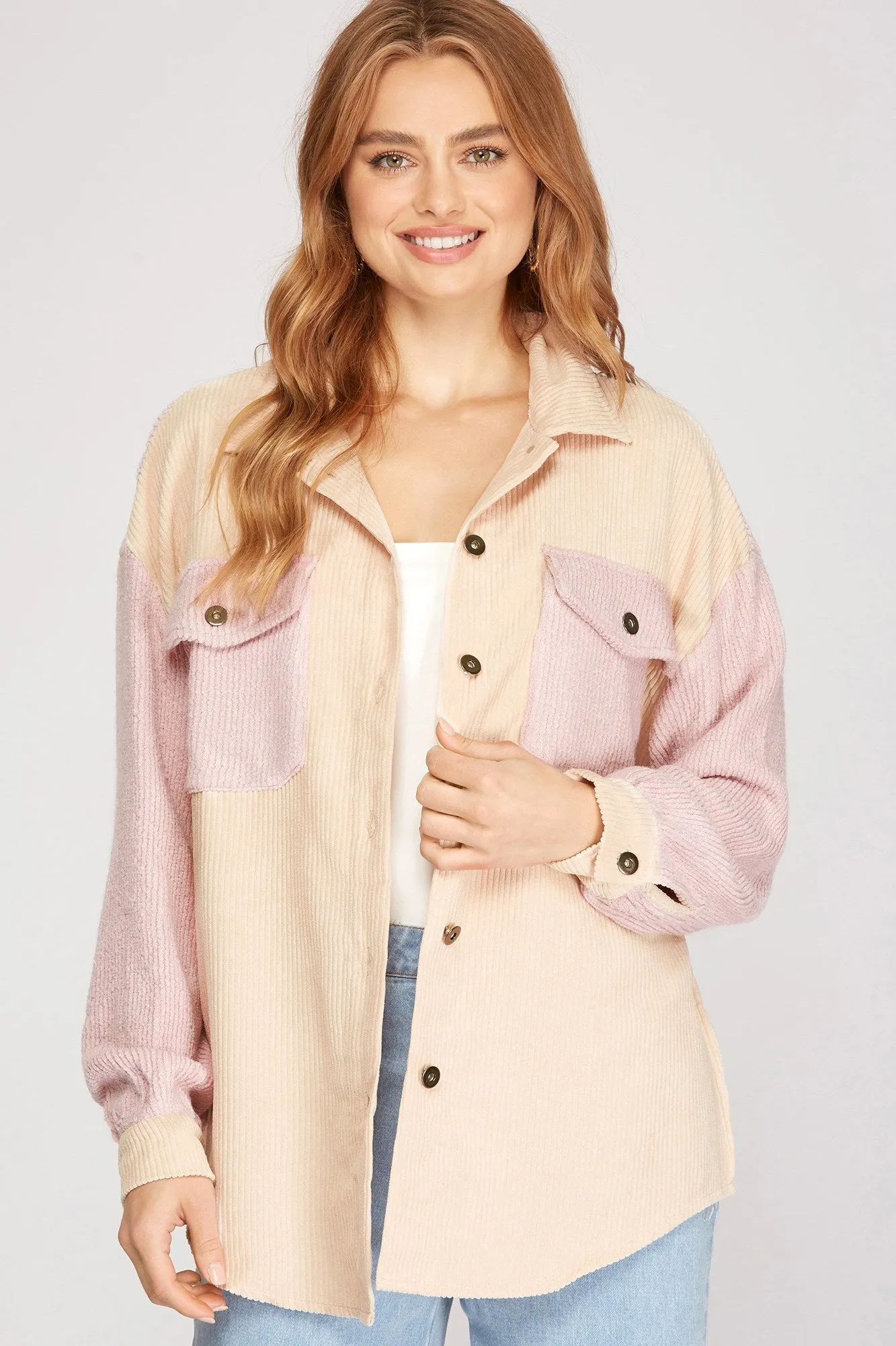 Heartbreaker Corduroy Shacket