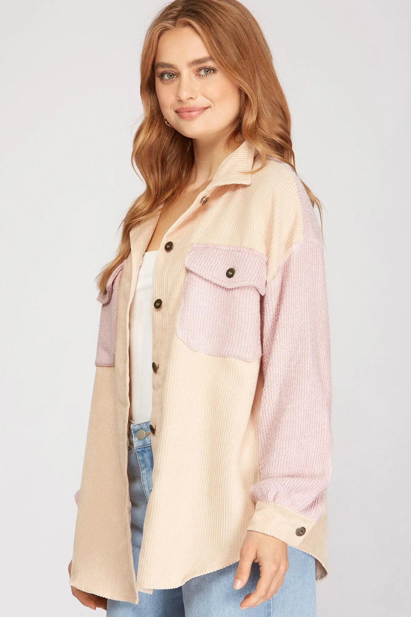 Heartbreaker Corduroy Shacket