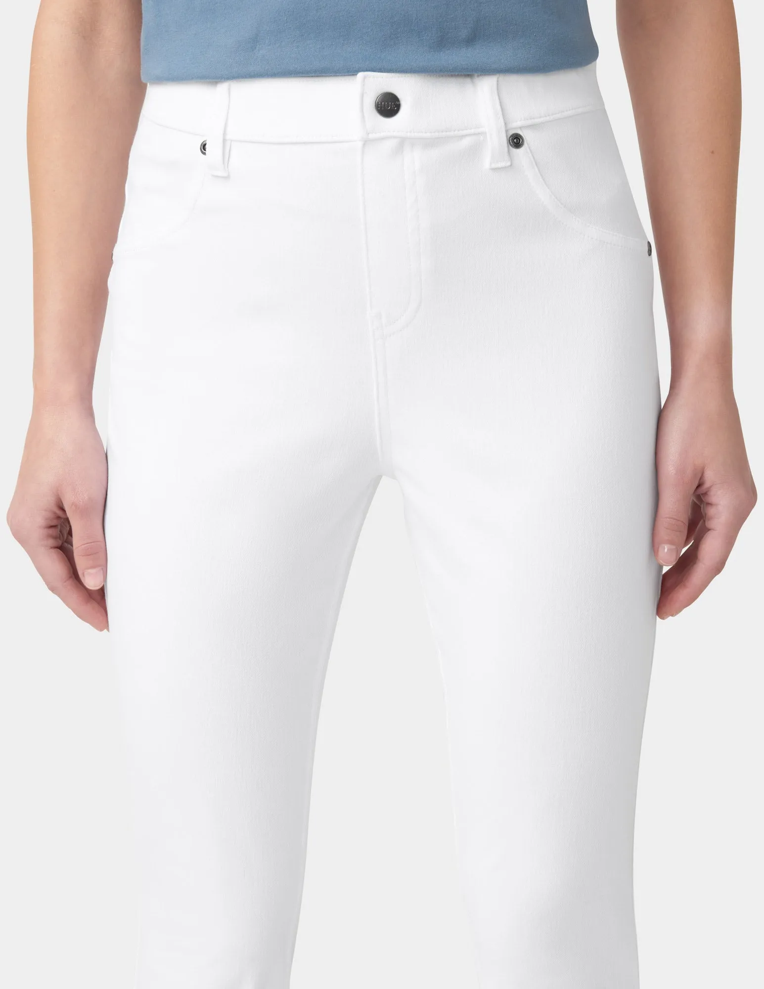 Hi-Rise Ultra Soft Denim Capri Legging