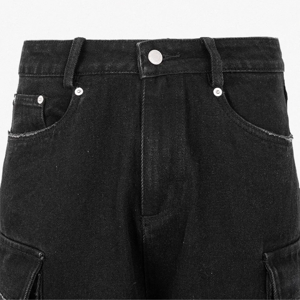 High Street Fashionable Multi-Pocket Cargo Pants