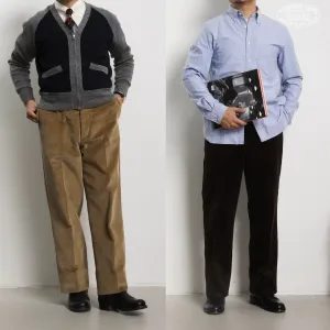 High Waist Heavyweight Corduroy Trousers