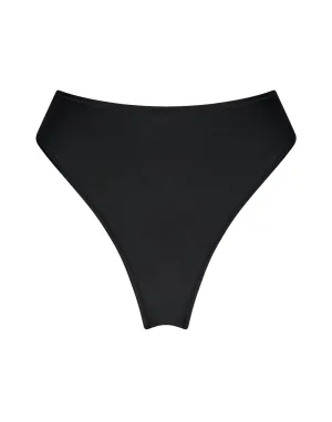 High Waisted Bikini Bottom - Noche