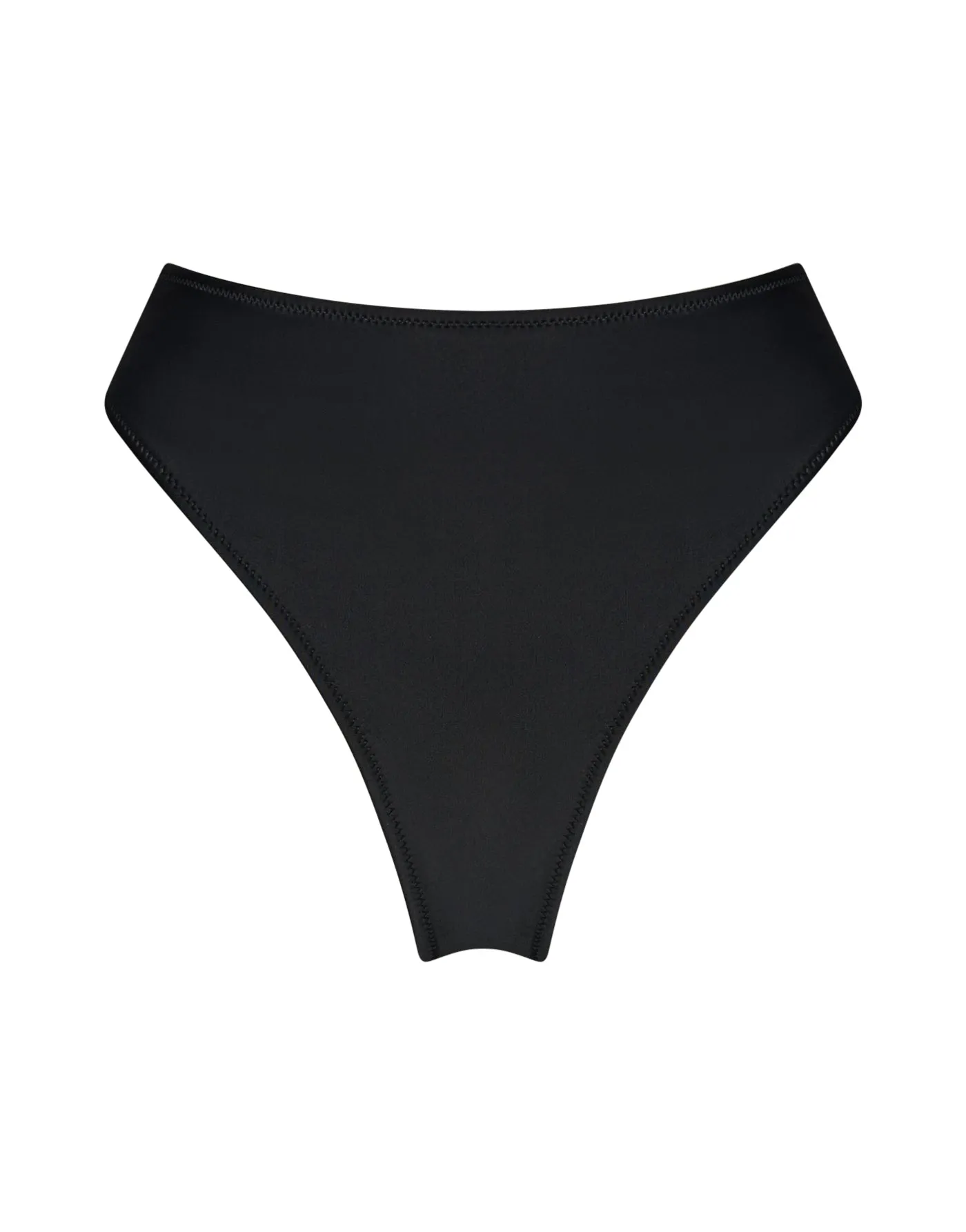 High Waisted Bikini Bottom - Noche