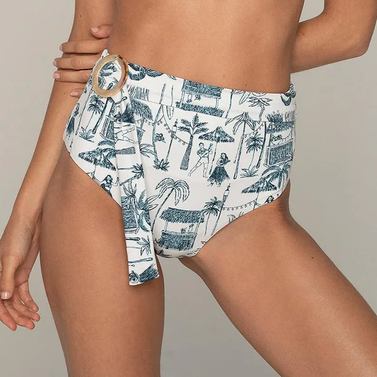 Highwaisted Bikini Bottom - WAIKIKI
