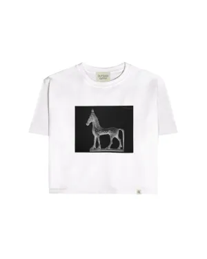 Horse Girl Crop Tee