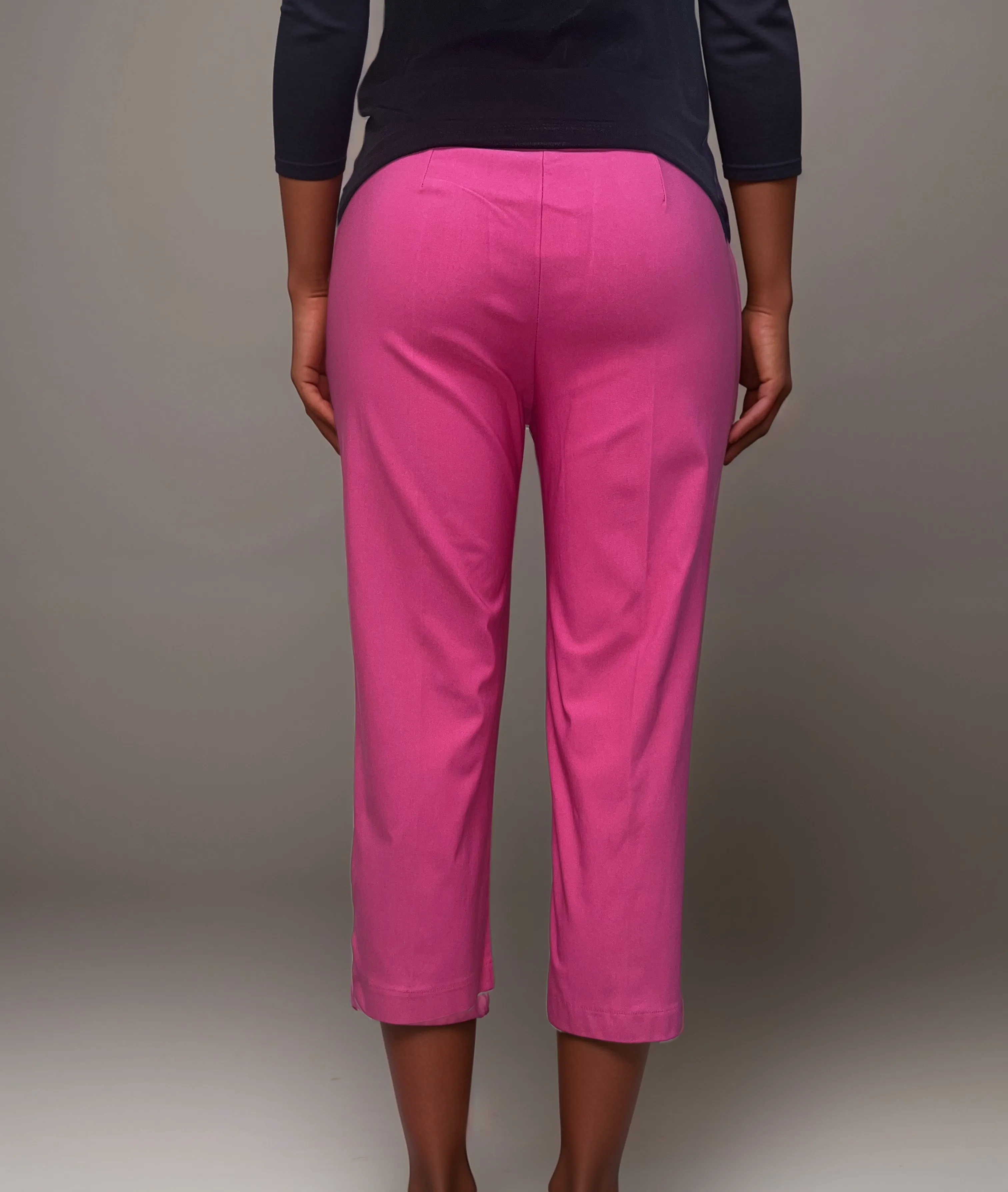 Hot Pink Stretch Capri