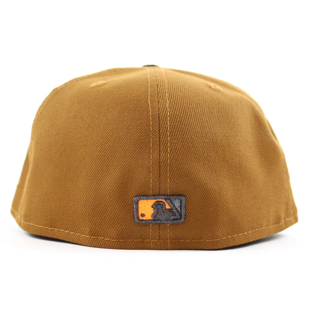 Houston Astros World Series Champions 2022 New Era 59Fifty Fitted Hat (Toasted Peanuts Corduroy Gray Under Brim)