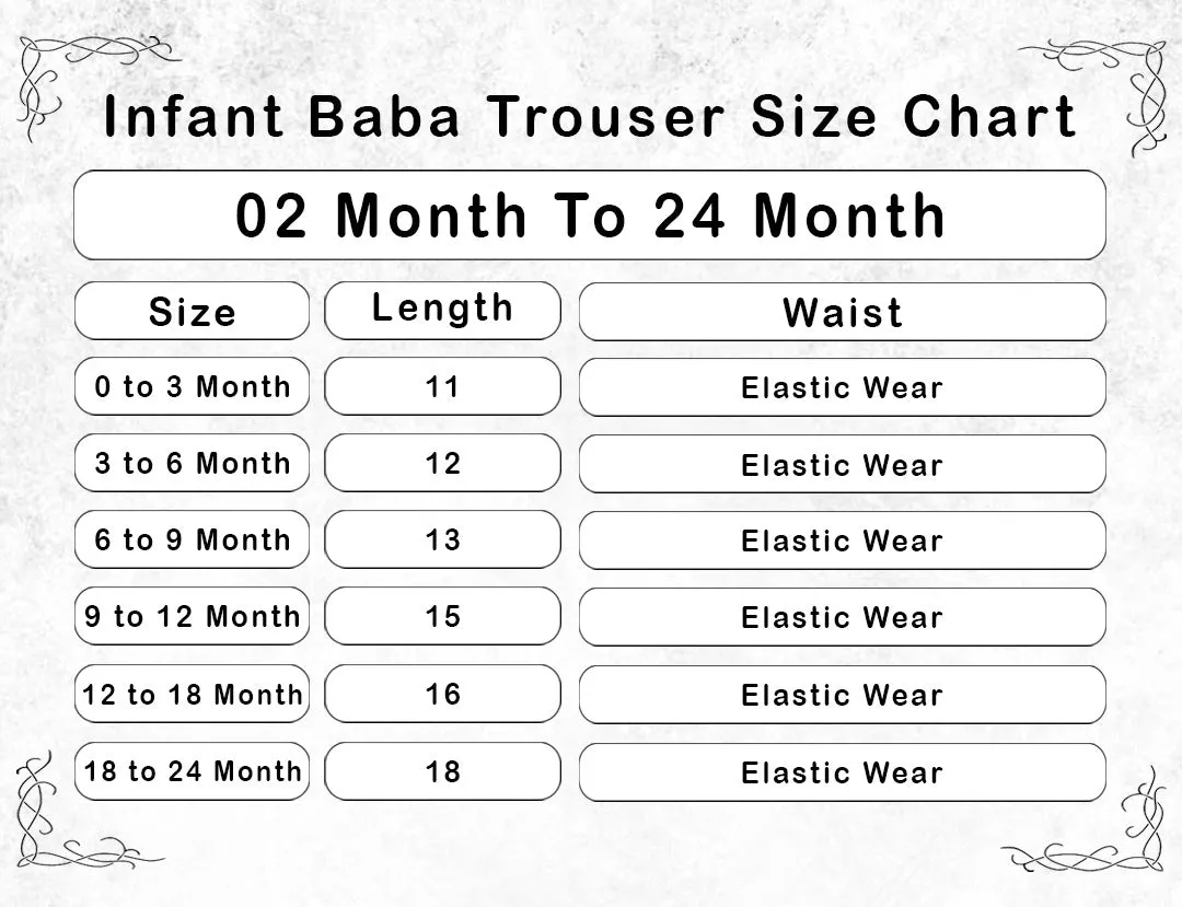 Infant Baba Denim Pant Color Blue Code-B