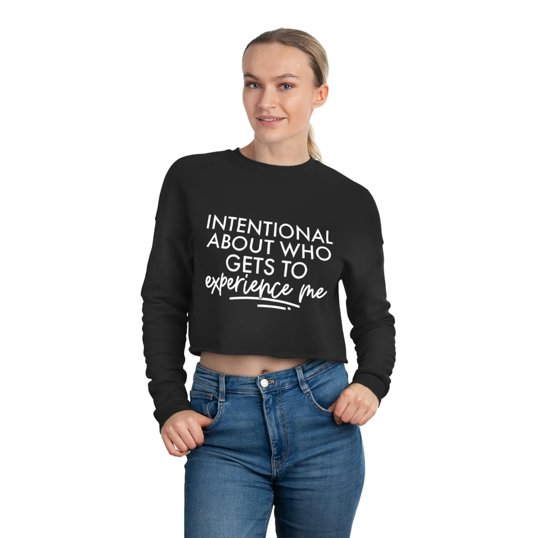 INTENTIONAL Cropped Sweatshirt