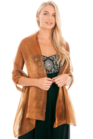 Iridescent Brown Shawl