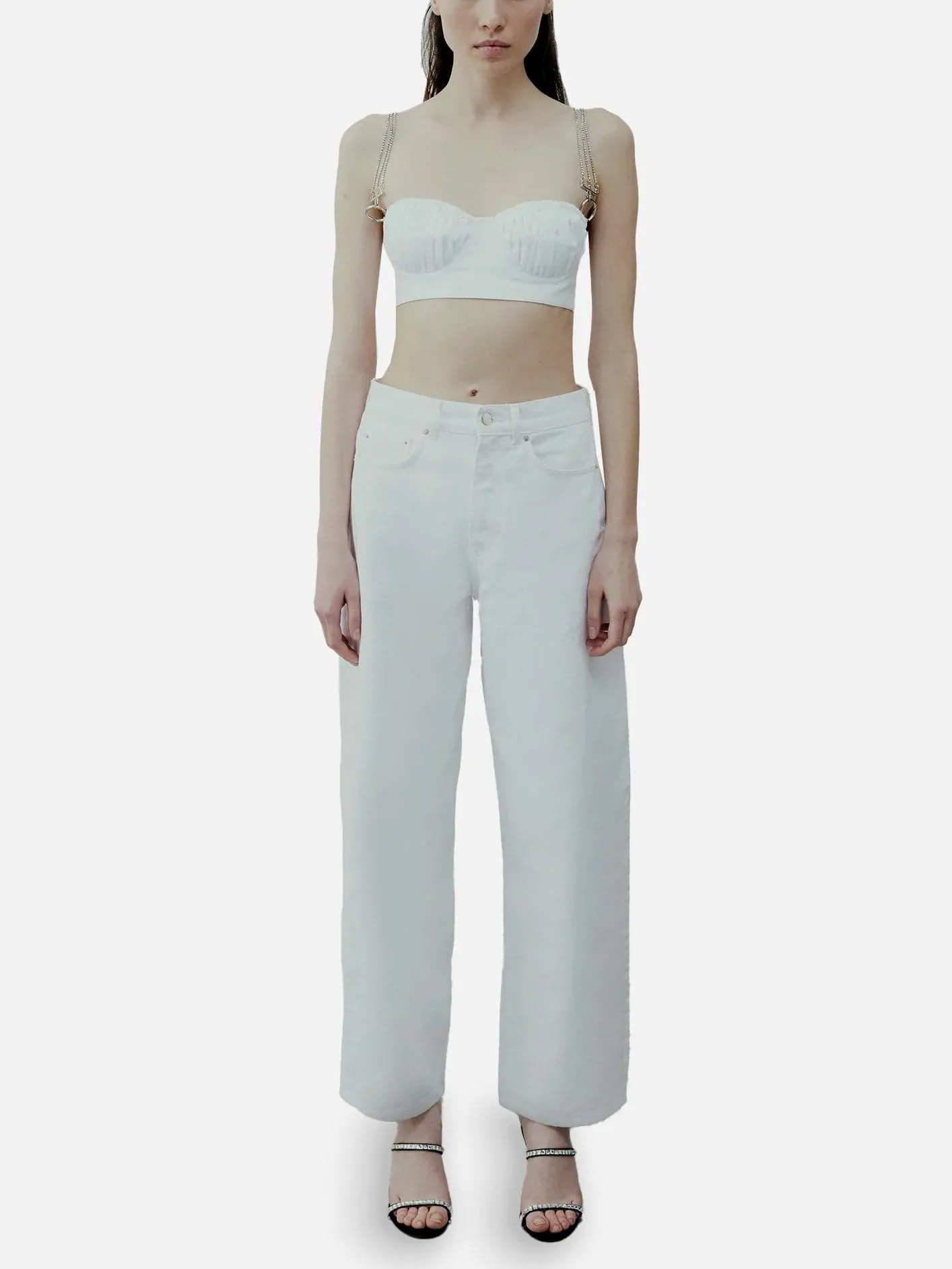 Isla White Denim Pants