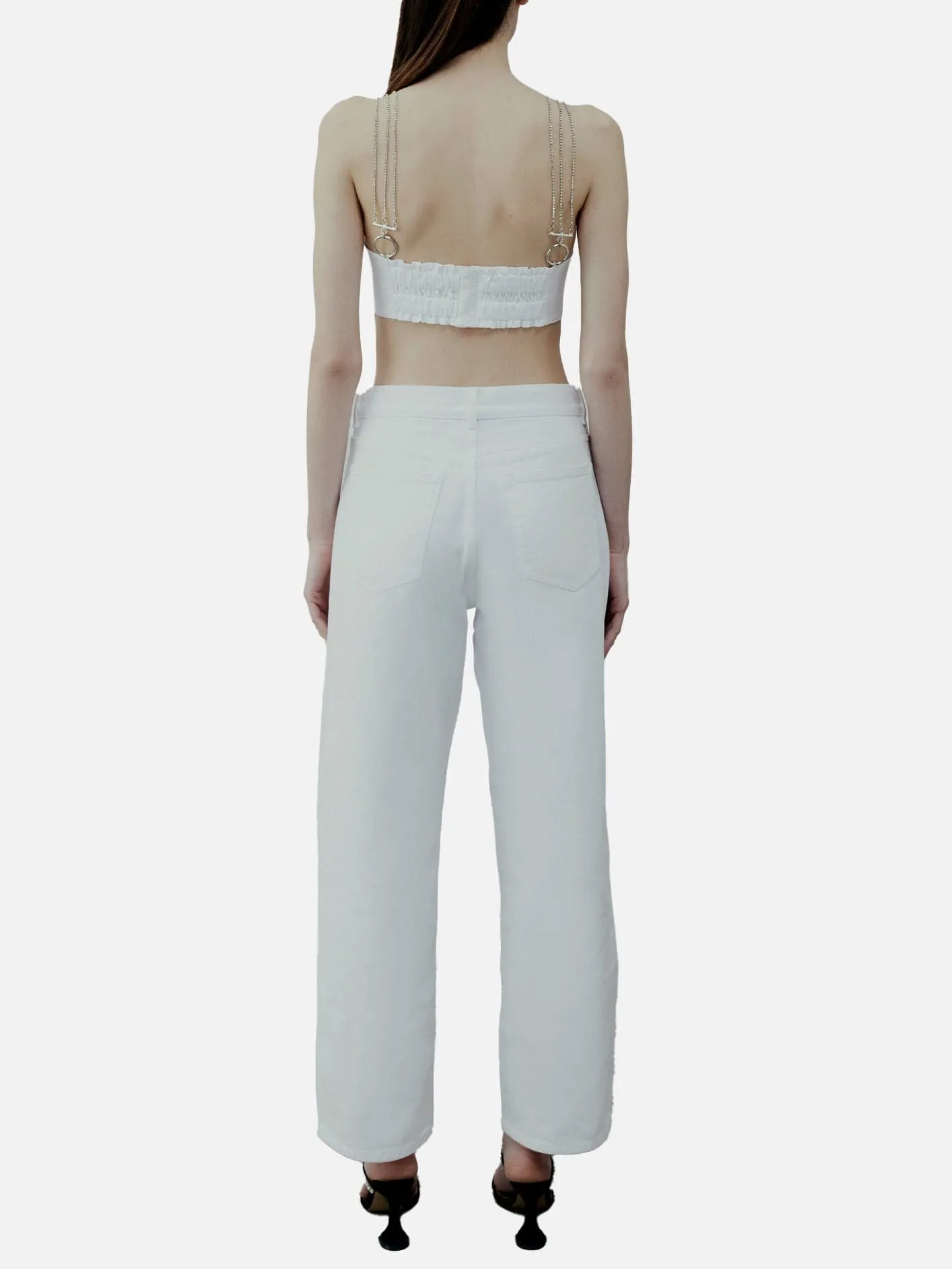 Isla White Denim Pants