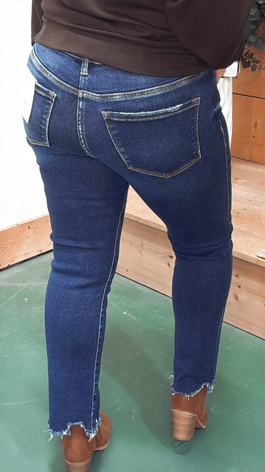 Issue Free Slim Straight Denim