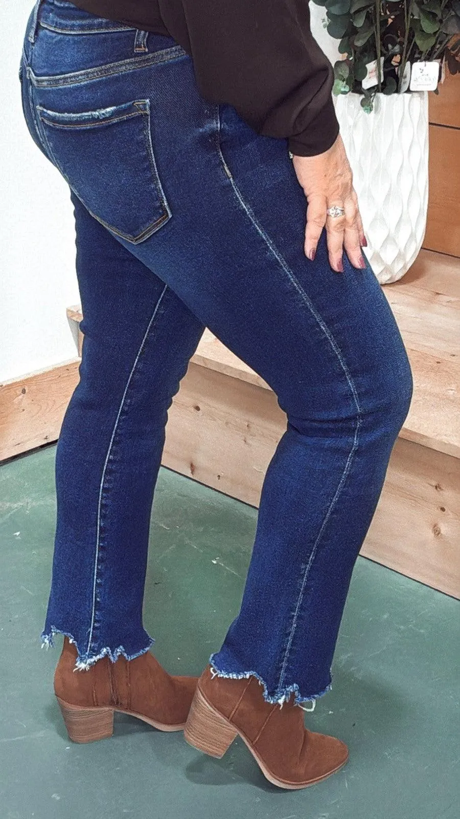 Issue Free Slim Straight Denim