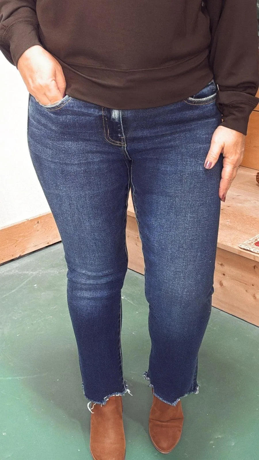 Issue Free Slim Straight Denim