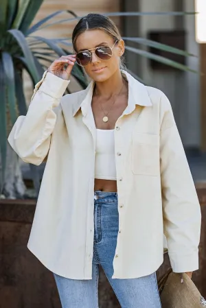Ivory Corduroy Button Down