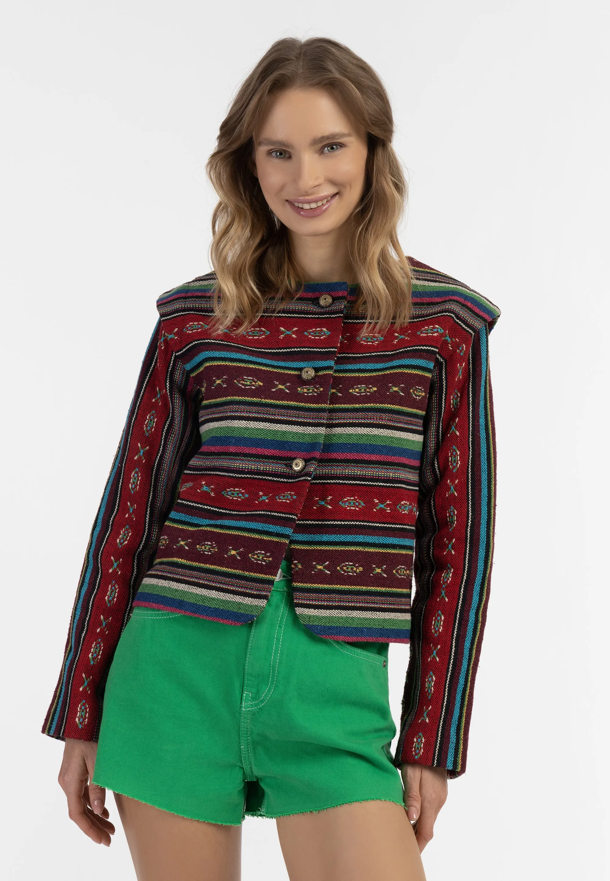 IZIA Women's Short Blazer Jacket