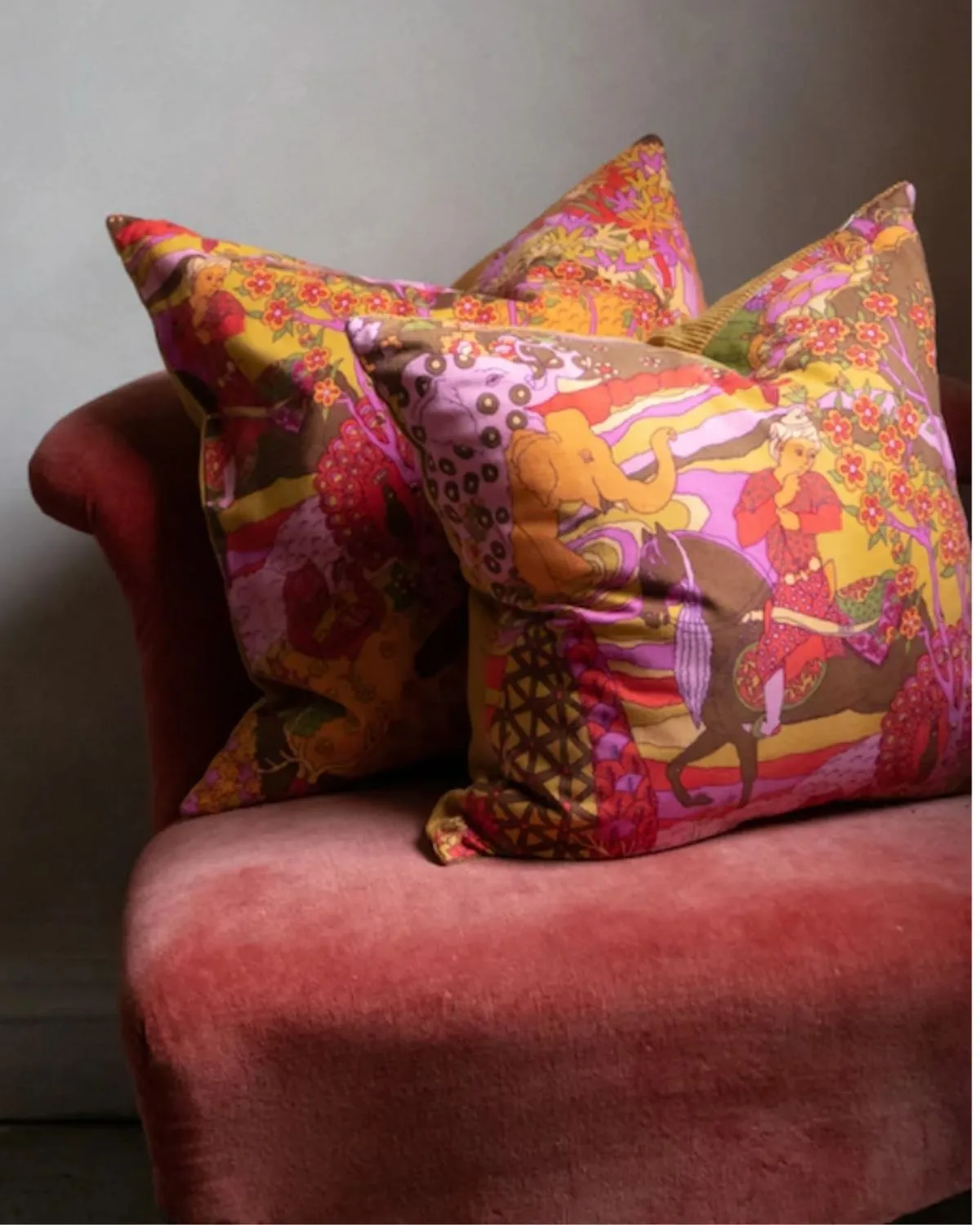 Jaipur Gardens Reclaimed Cotton Cushion