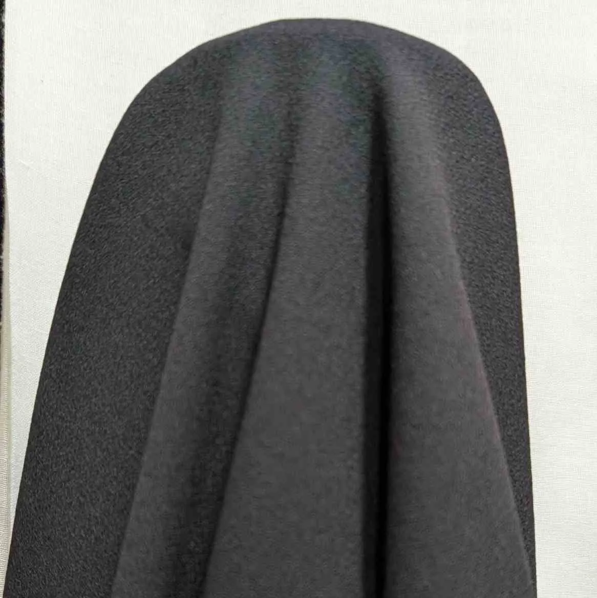 Japanese Black Wool Crepe