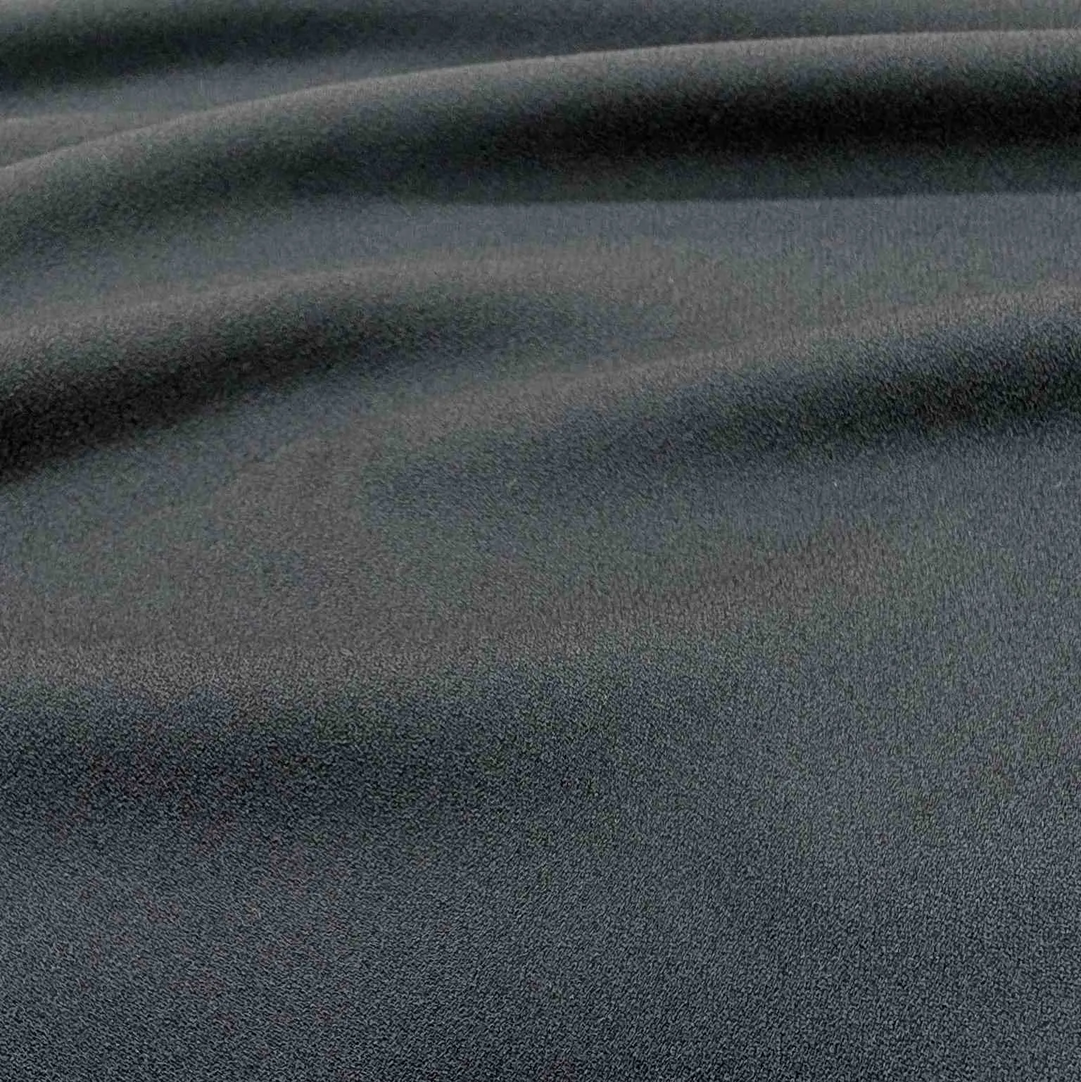 Japanese Black Wool Crepe