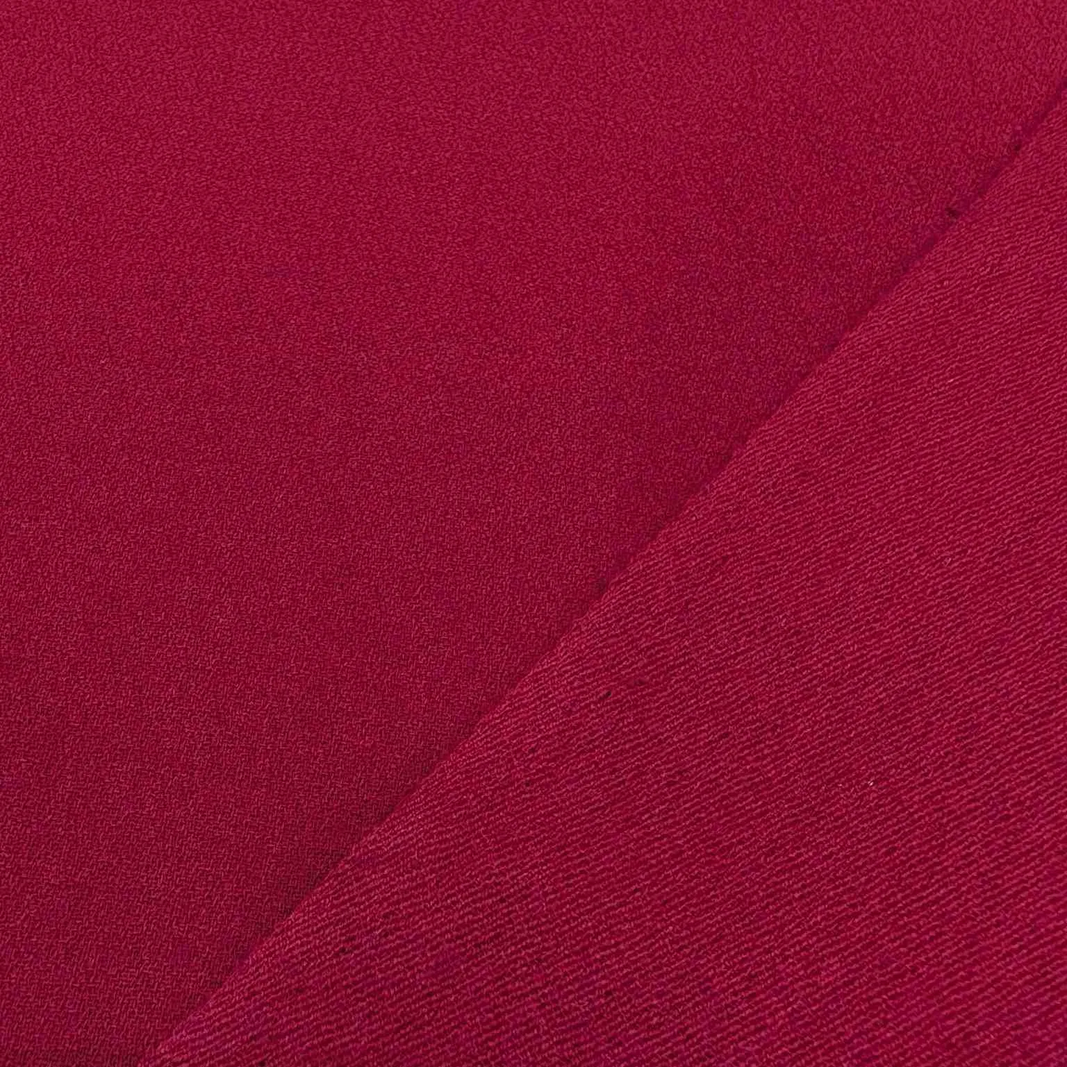 Japanese Red Wool Crepe