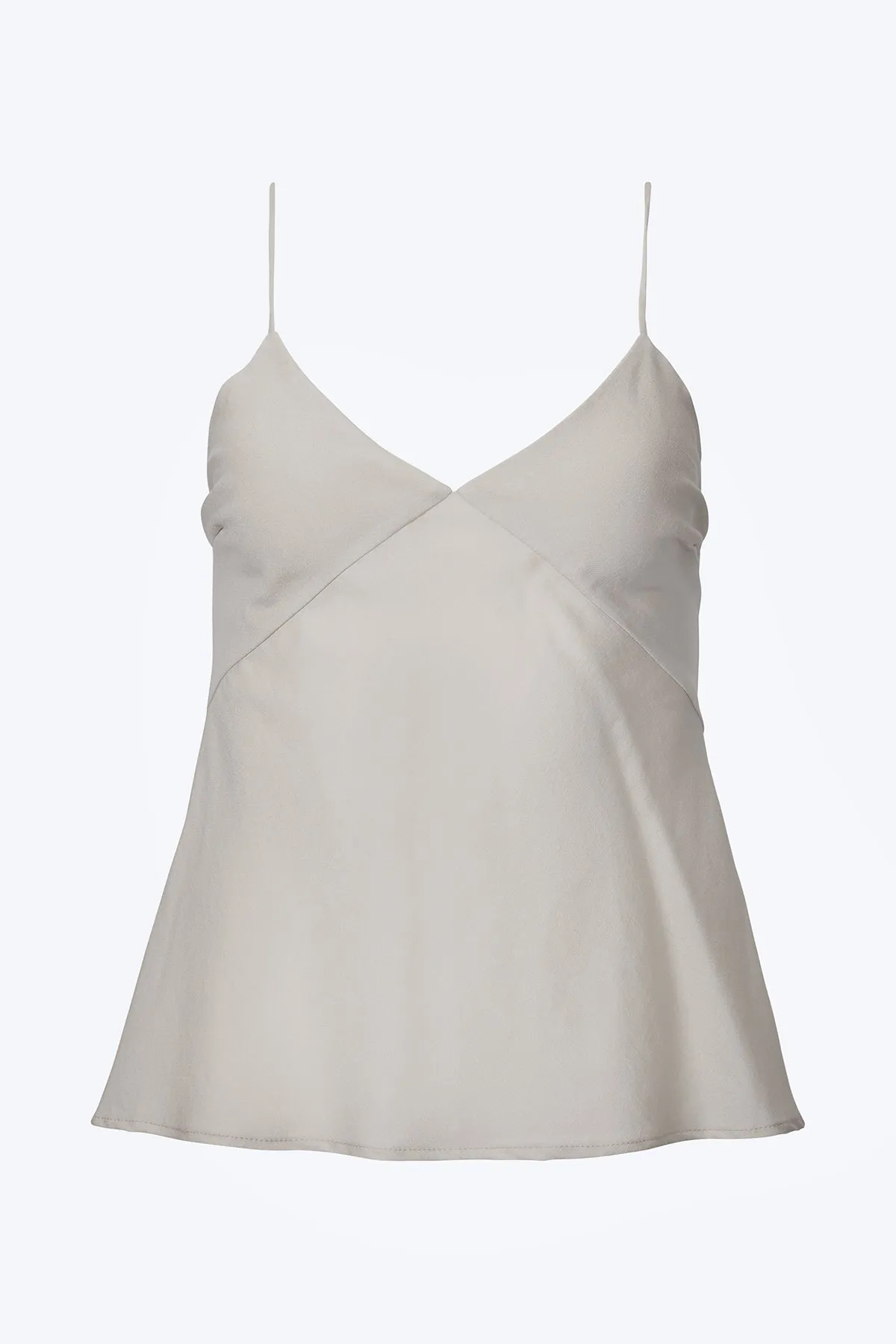 JEAN SILK-COTTON CREPE CAMISOLE