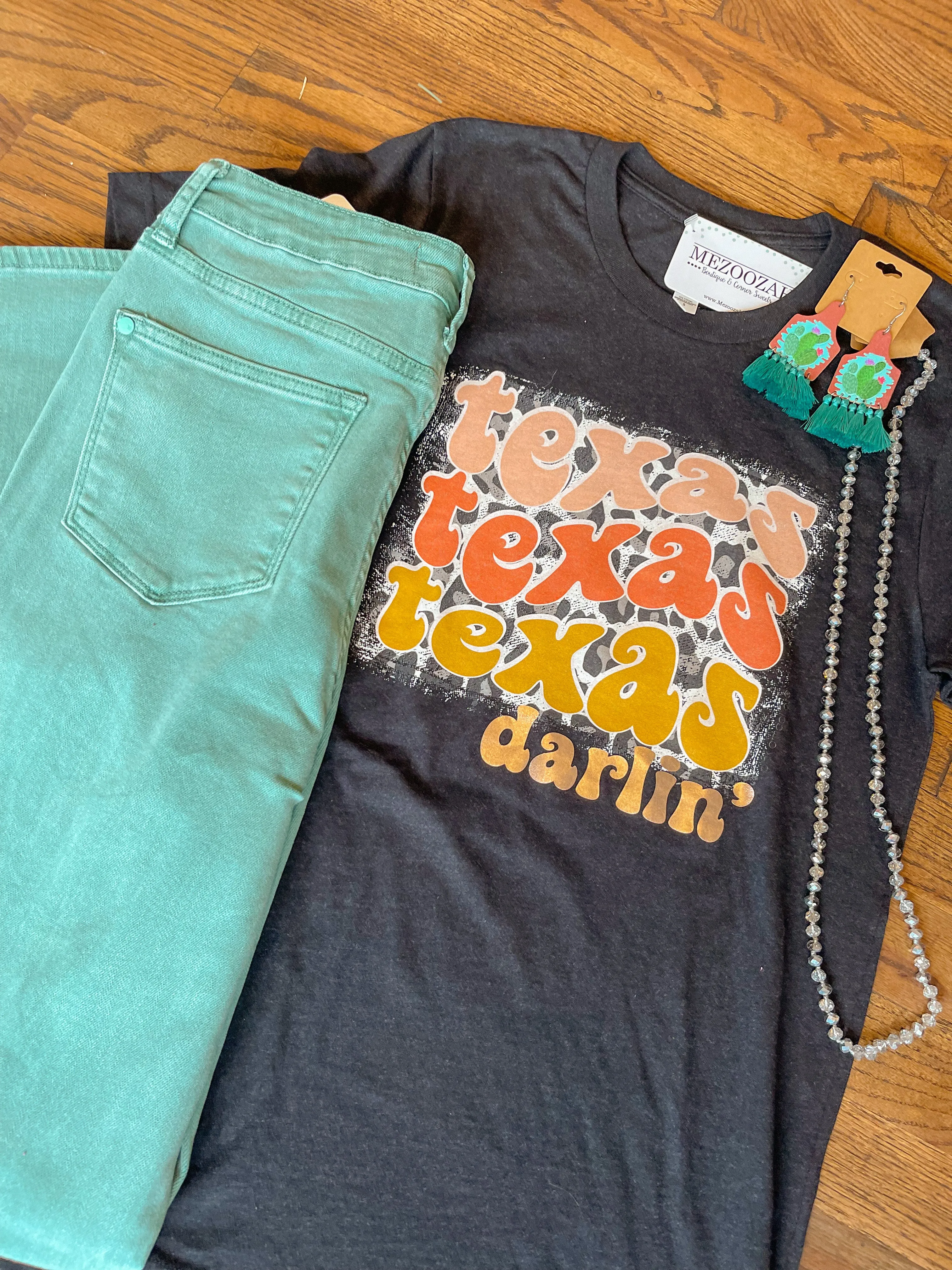 Judy Blue || Ashley High Waist 90's Straight Jean in Sea Green