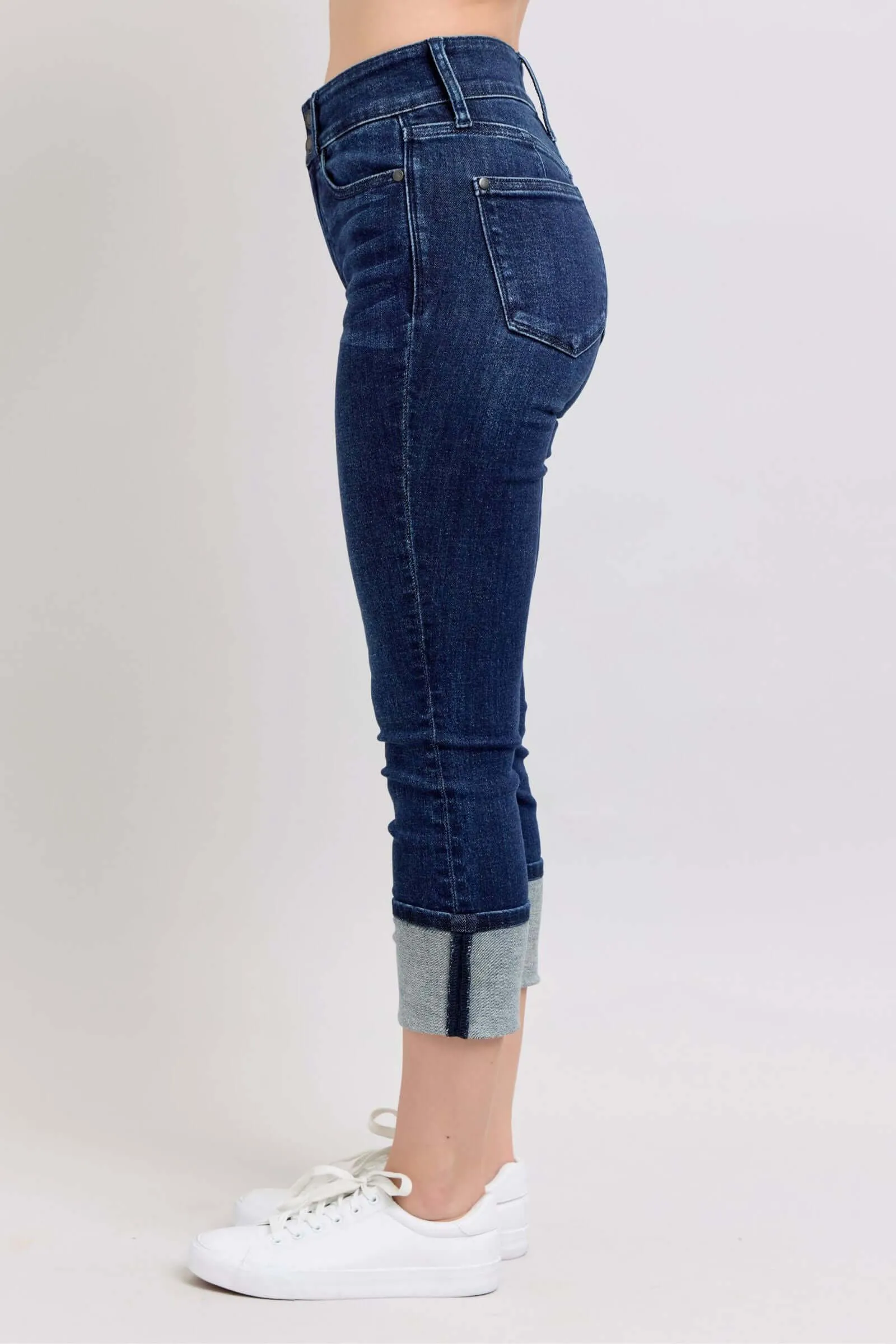 Judy Blue “Double-Up” High Waist Capris