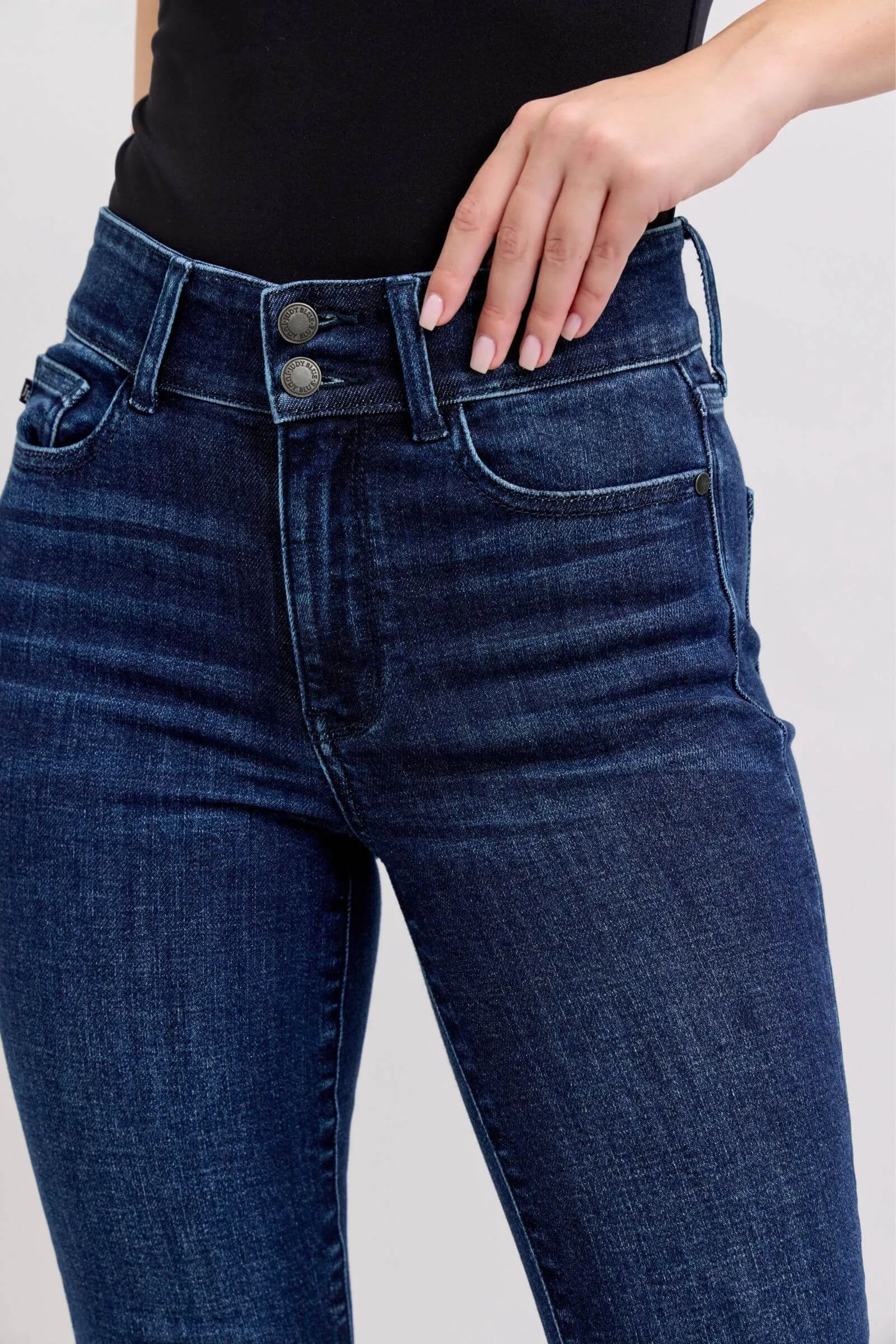 Judy Blue “Double-Up” High Waist Capris