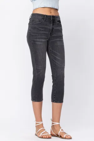 Judy Blue | Grey Skinny Capri