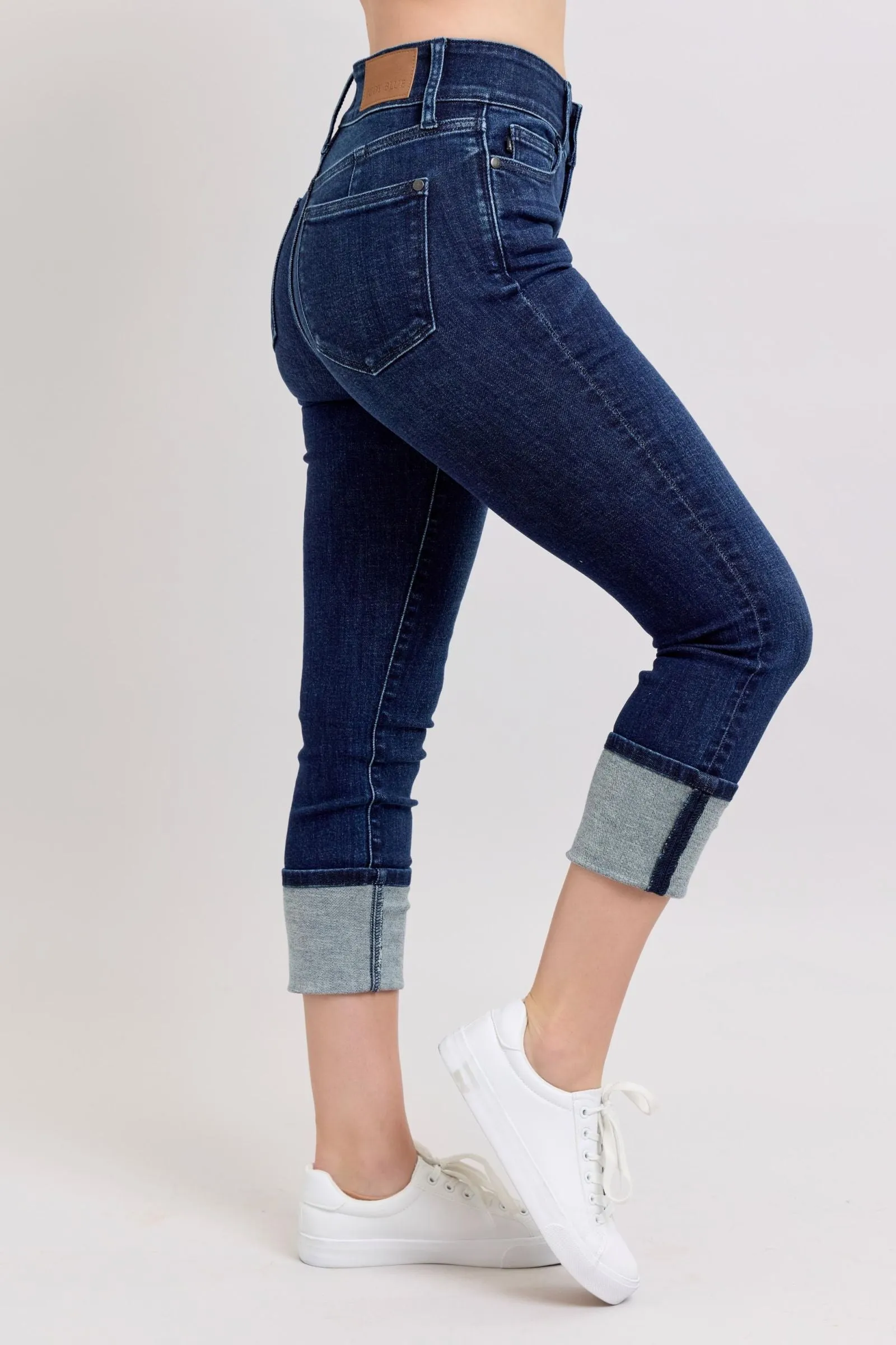 Judy Blue High Waist Double Waistband Capri
