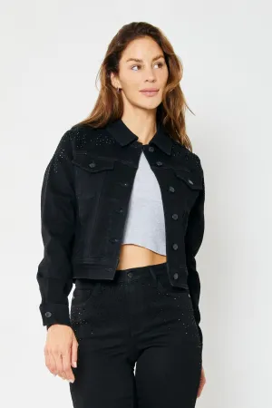 Judy Blue Plus Size Rhinestone Embellished Jacket