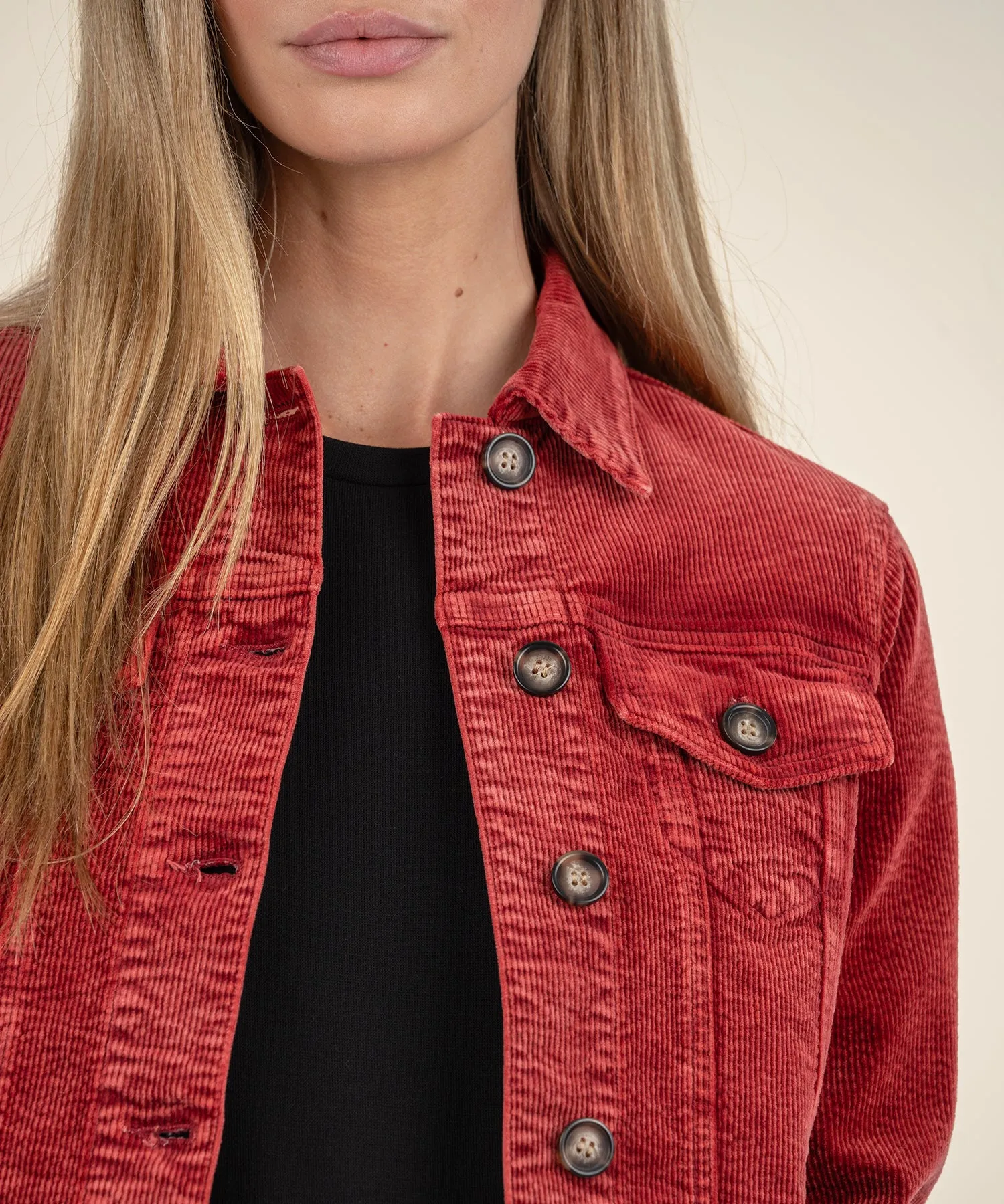 Julie Corduroy Crop Jacket - FINAL SALE