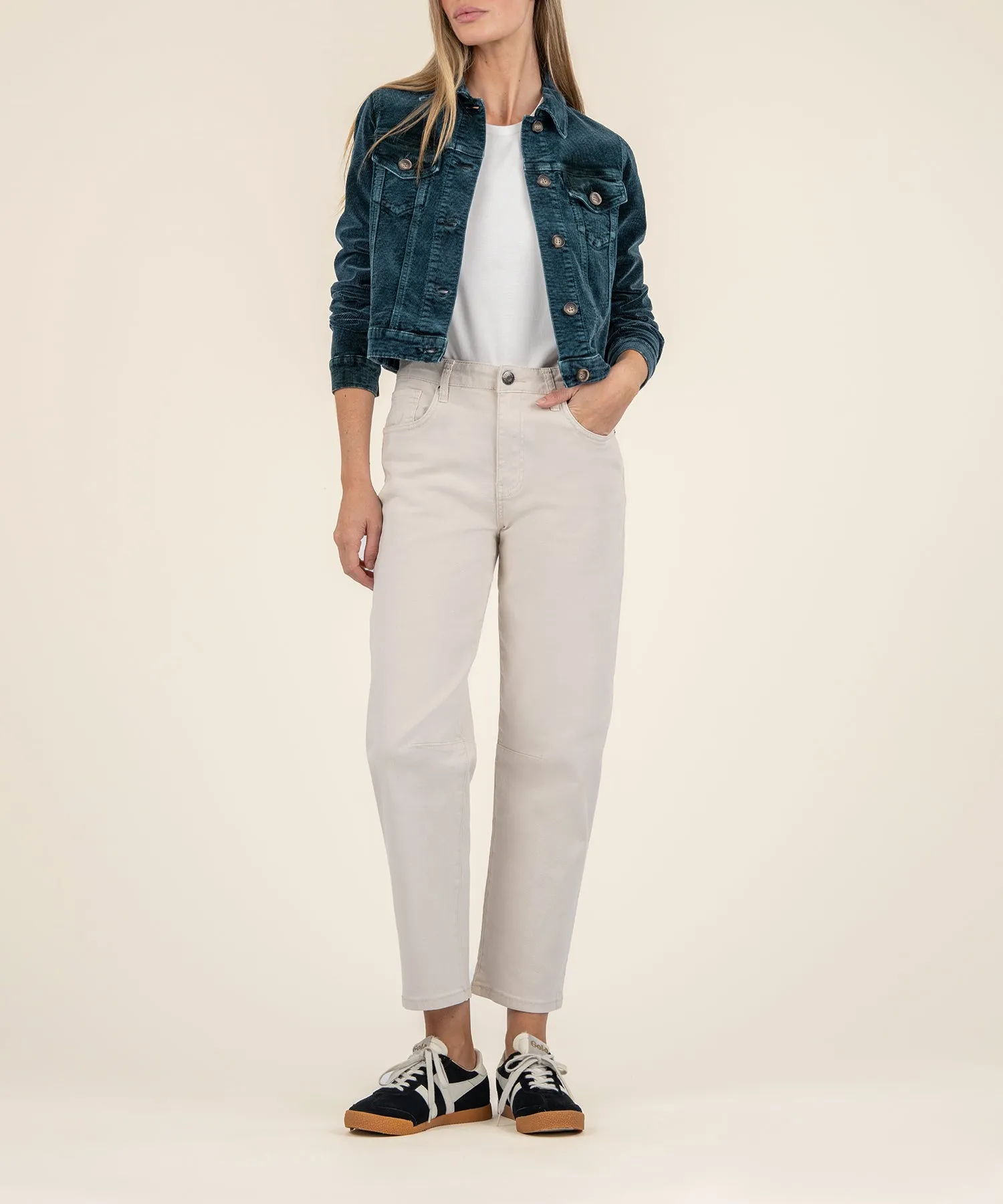 Julie Corduroy Crop Jacket - FINAL SALE