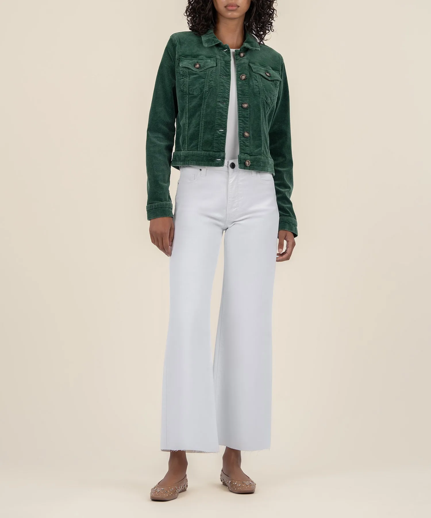 Julie Corduroy Crop Jacket - FINAL SALE
