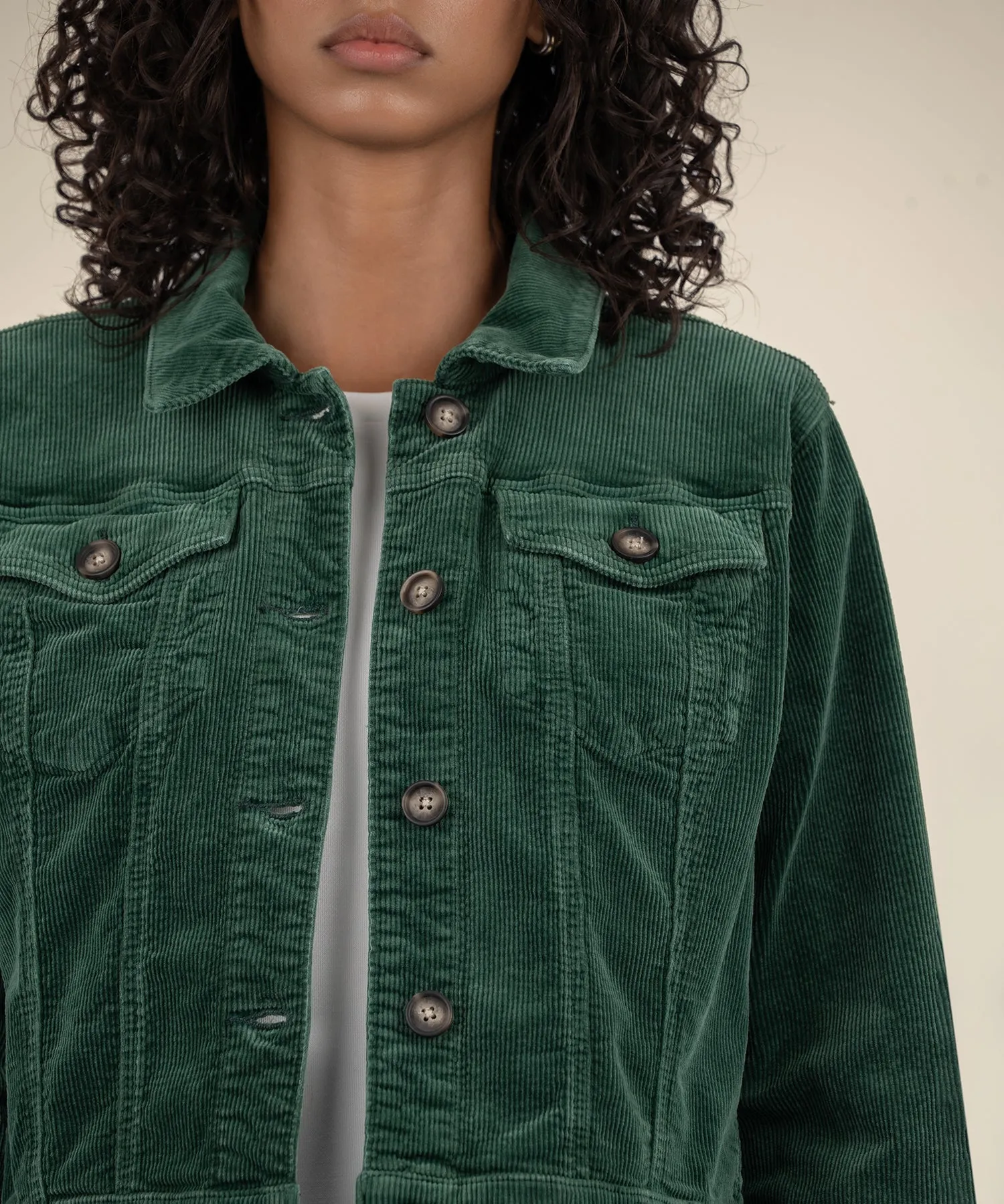 Julie Corduroy Crop Jacket - FINAL SALE