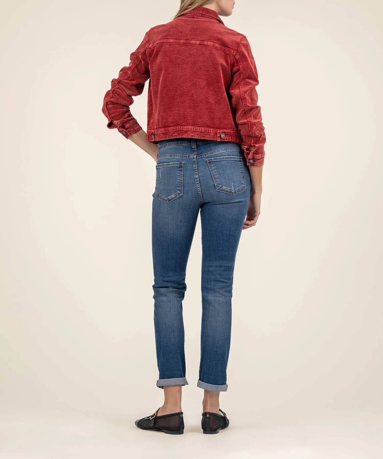 Julie Corduroy Crop Jacket - FINAL SALE