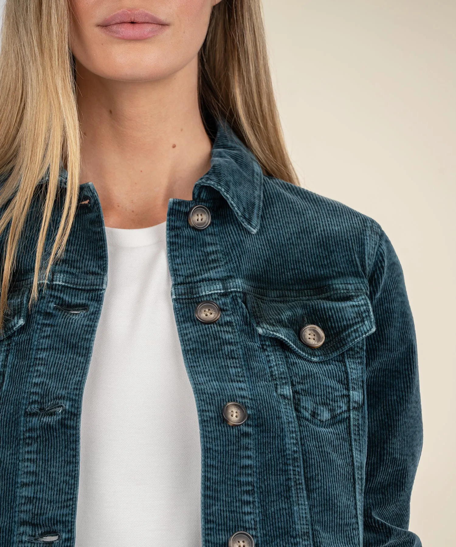 Julie Corduroy Crop Jacket - FINAL SALE