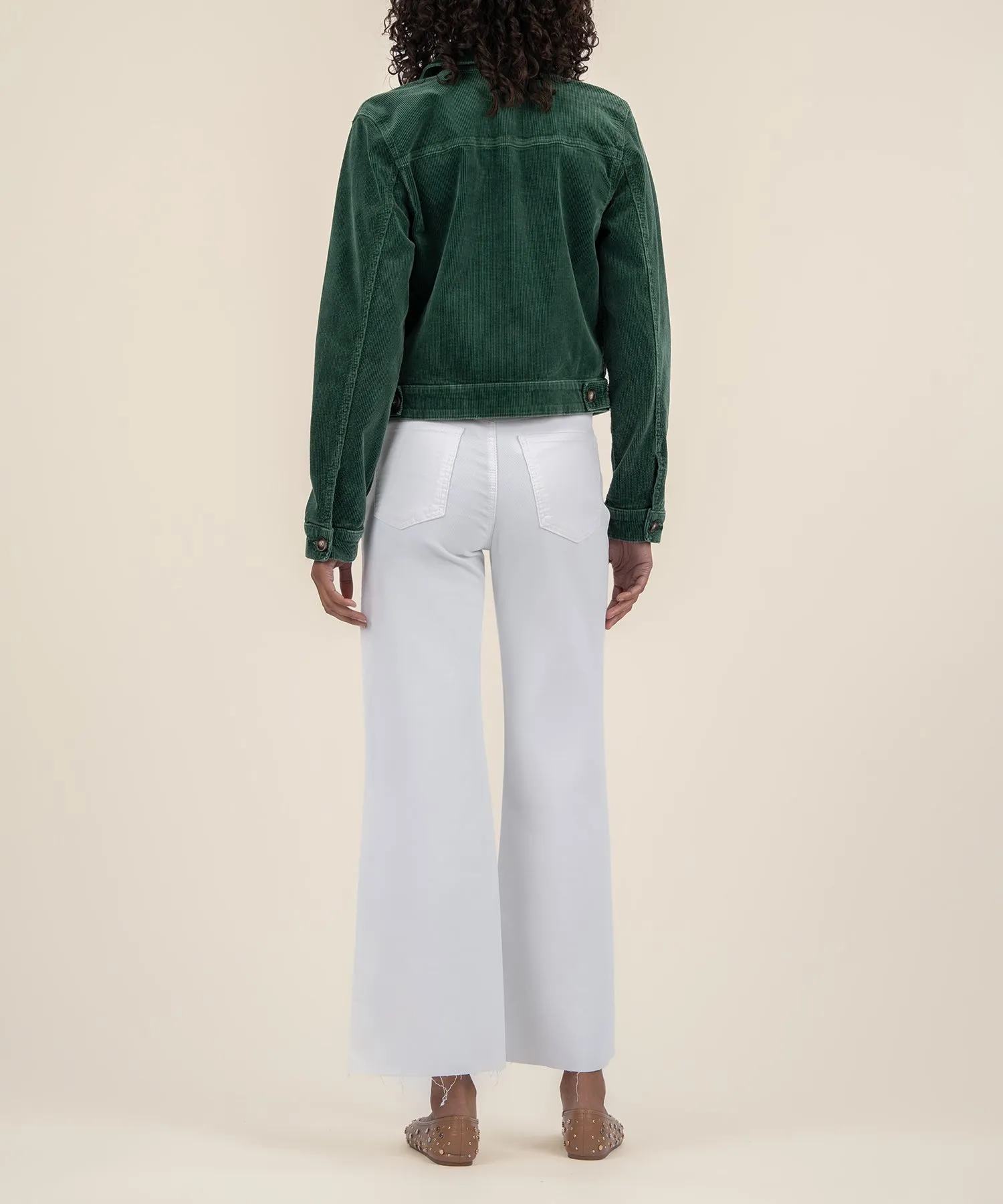 Julie Corduroy Crop Jacket - FINAL SALE