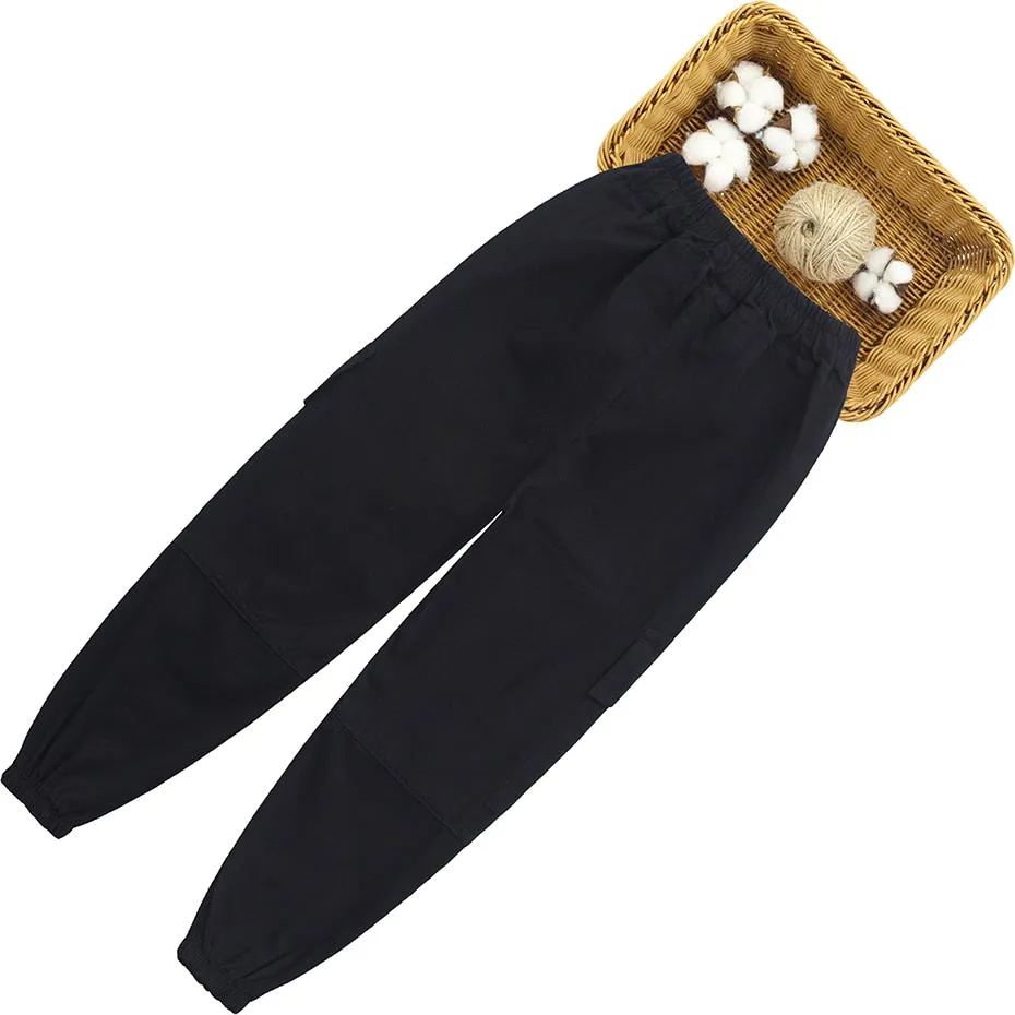 Junior Girls Trendy Cargo Pants With Pockets