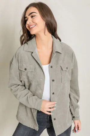 Juniors Corduroy Jacket