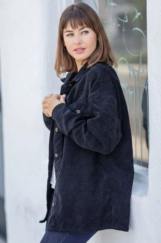 Juniors Corduroy Jacket