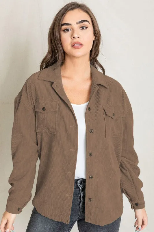 Juniors Corduroy Jacket