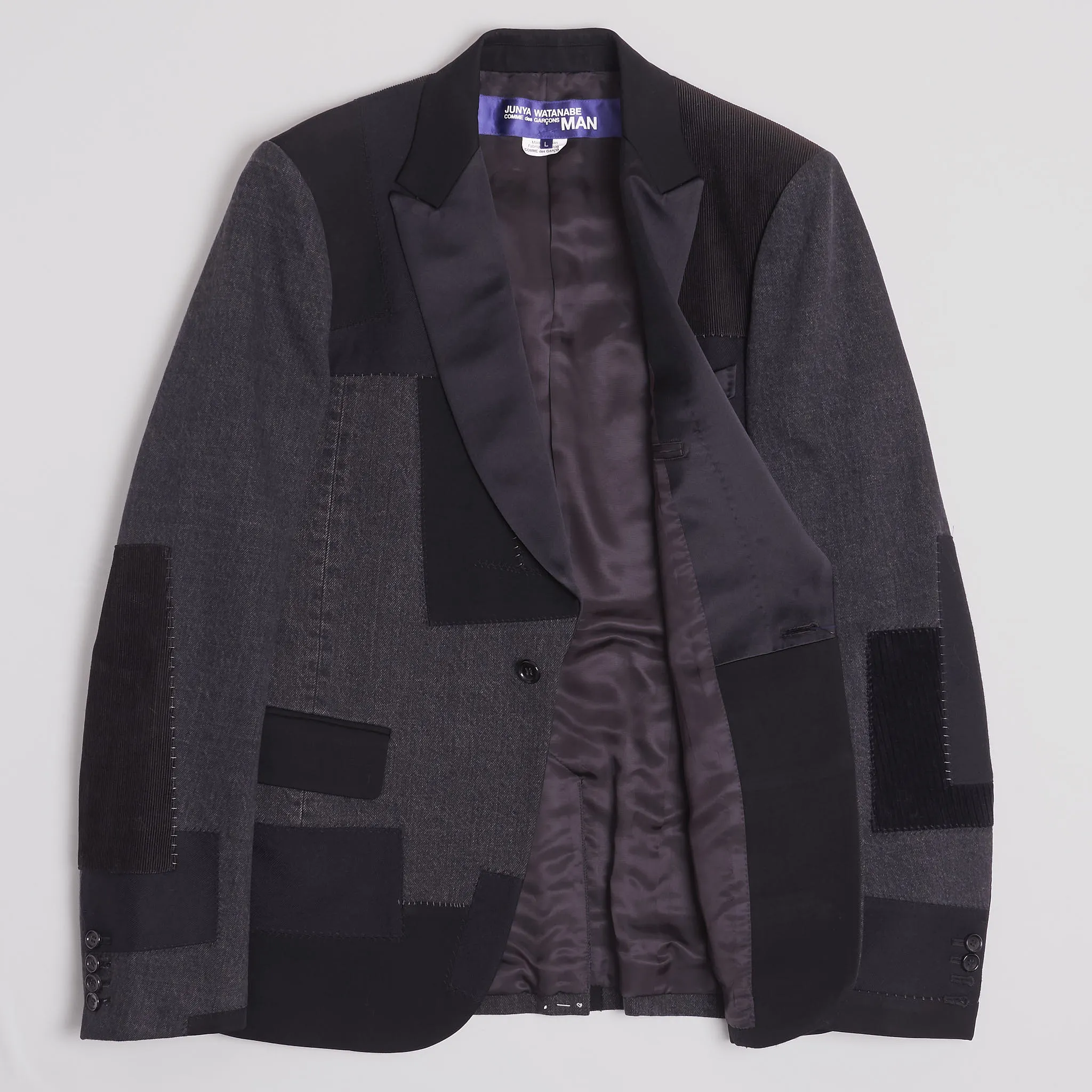 Junya Watanabe Man Patchwork Tuxedo Blazer