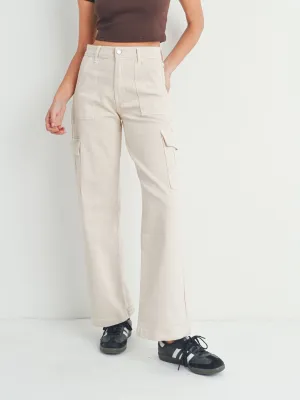 Just Black Oat Lightweight Stretch Cargo